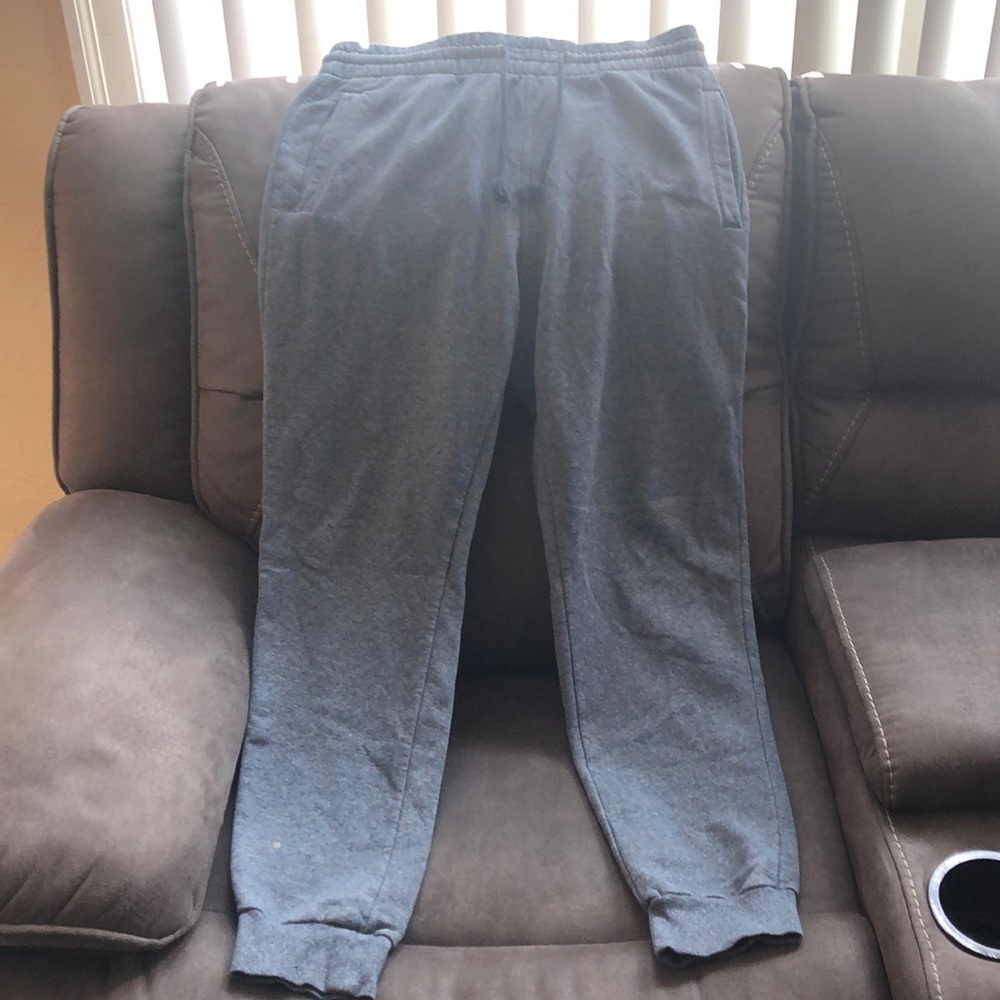 Faint blue sweat pants